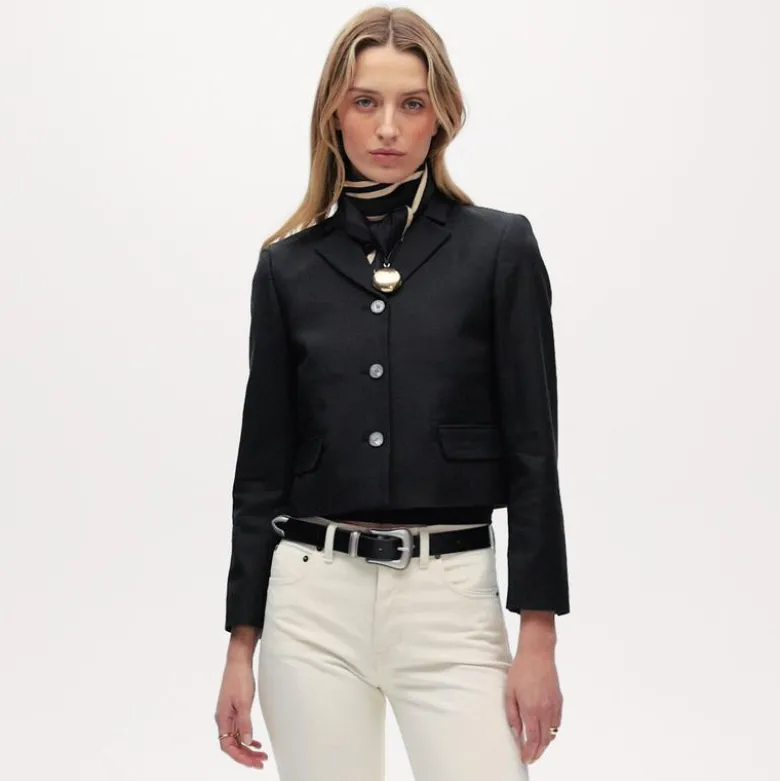 Lenore lady blazer in Gramercy linen blend