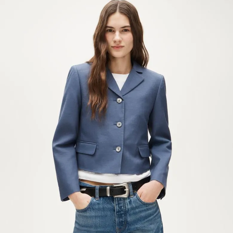Lenore lady blazer in Gramercy linen blend