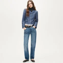 Lenore lady blazer in Gramercy linen blend