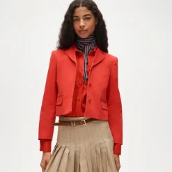 Lenore lady blazer in sateen cotton