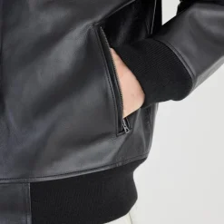 Limited-edition flight jacket in Italian leather