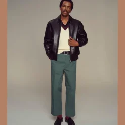 Limited-edition flight jacket in Italian leather
