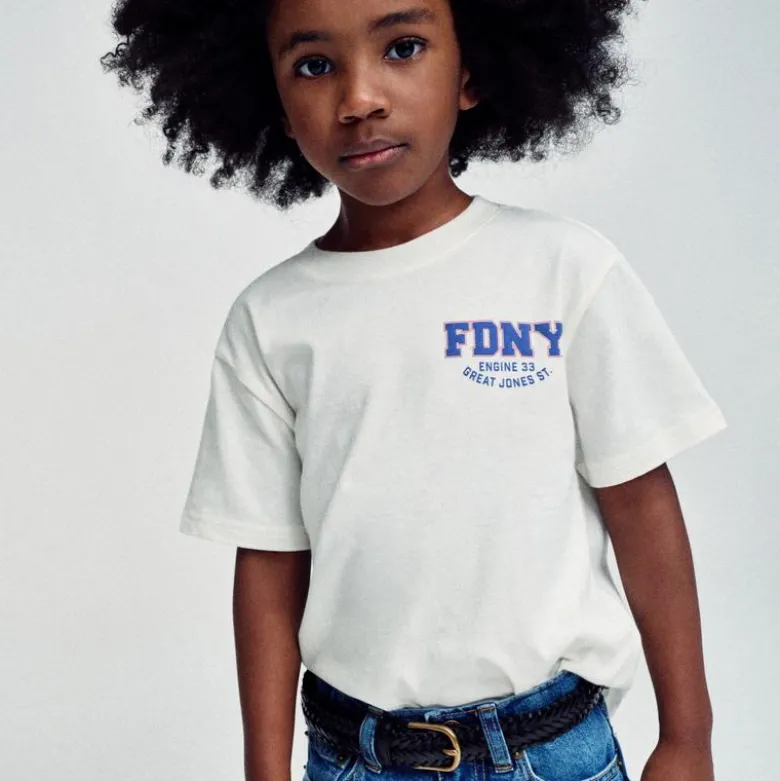 Limited-edition kids' FDNY® "Great Jones" short-sleeve graphic T-shirt