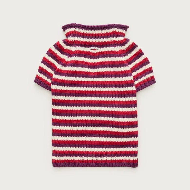 Limited-edition striped cotton Rollneck™ sweater for dogs