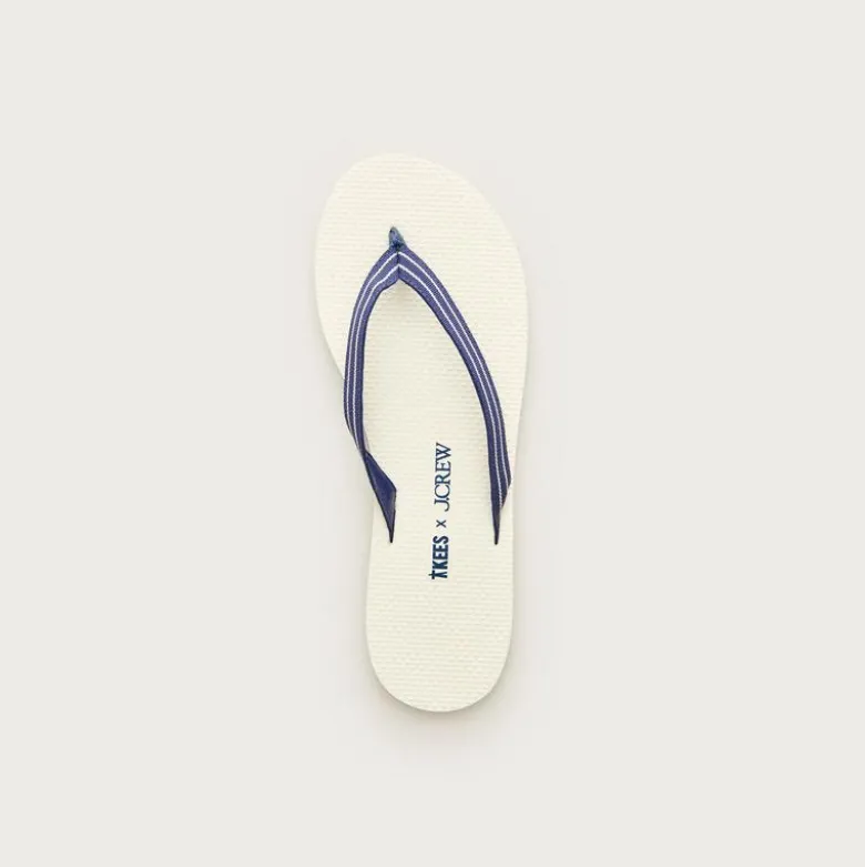 Limited-edition TKEES X J.Crew thong sandals