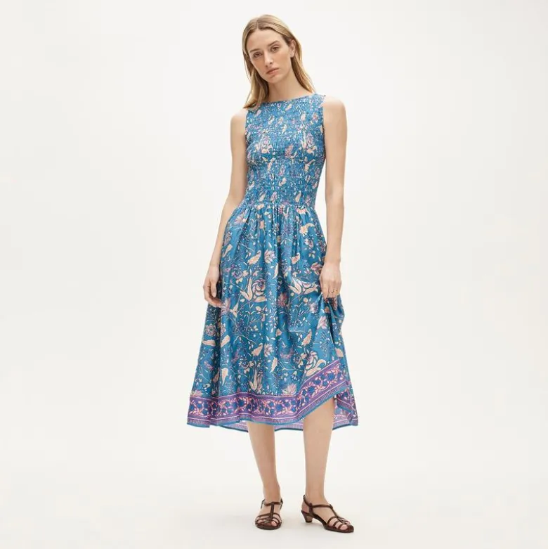 Lina midi dress in floral print