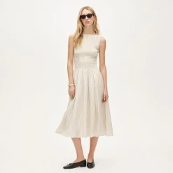 Lina midi dress in stripe