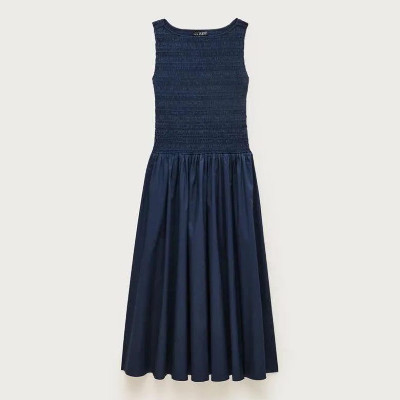 Lina smocked midi dress