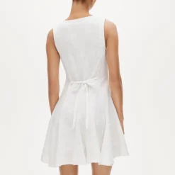 Linen mini dress