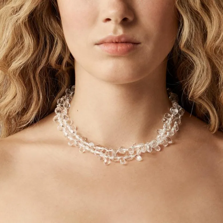 Long beaded necklace