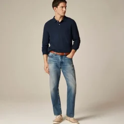 Long-sleeve classic piqué polo shirt