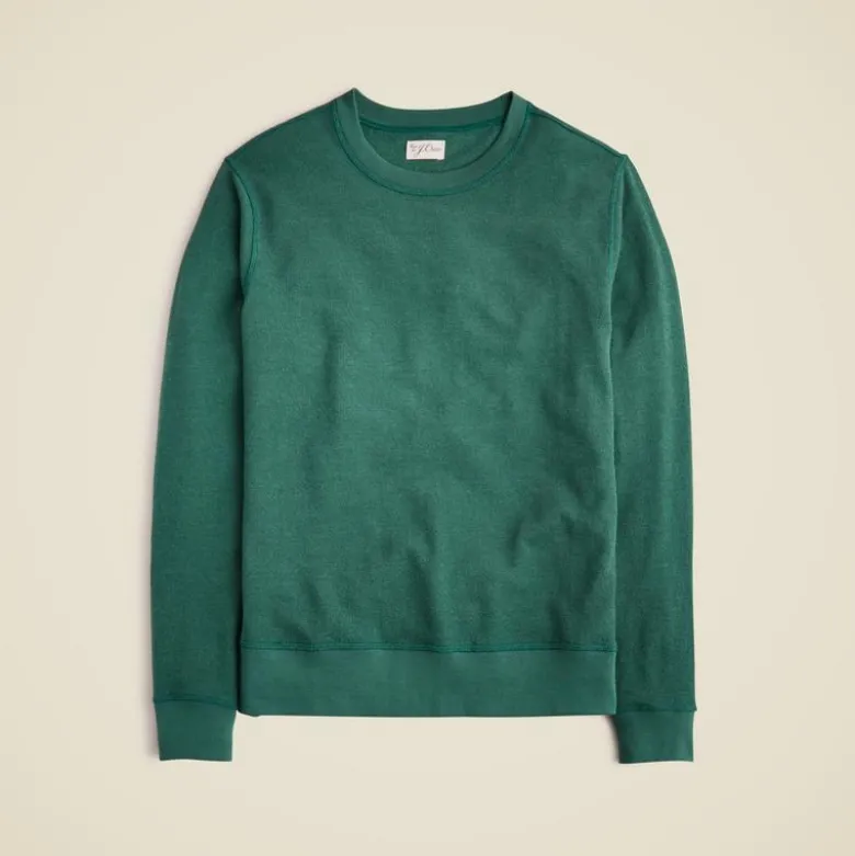 Long-sleeve textured sweater-tee
