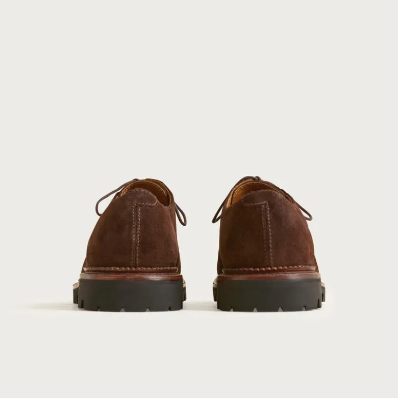Ludlow lug-sole derbys in suede