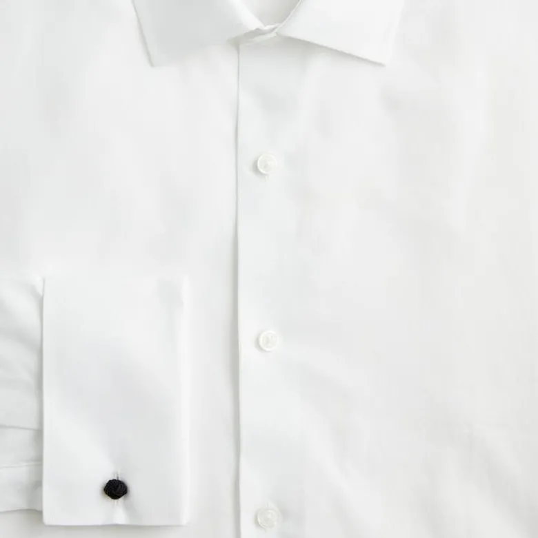 Ludlow Premium fine cotton dress shirt with french cuffs