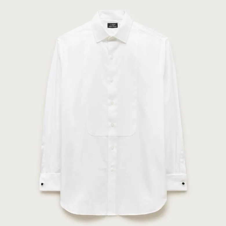 Ludlow premium fine cotton tuxedo shirt