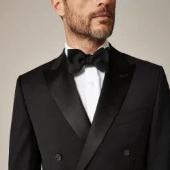Ludlow Slim-fit double-breasted tuxedo jacket in Italian wool