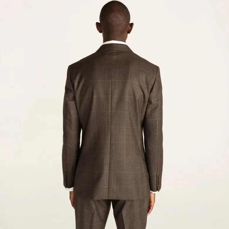 Ludlow Slim-fit double-breasted suit jacket in Italian wool