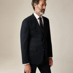 Ludlow Slim-fit suit jacket in English cotton-wool blend