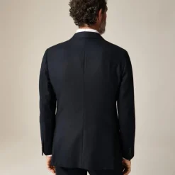 Ludlow Slim-fit suit jacket in English cotton-wool blend