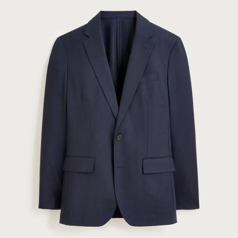 Ludlow Slim-fit suit jacket in English cotton-wool blend
