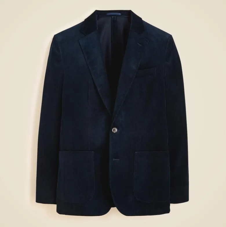 Ludlow Slim-fit suit jacket in Italian corduroy