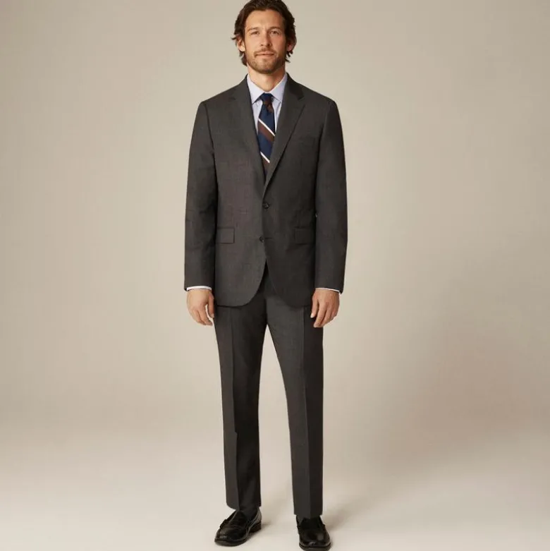 Ludlow Slim-fit suit jacket in Italian worsted wool