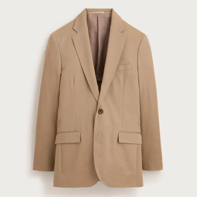 Ludlow Slim-fit suit jacket in Japanese cotton chino