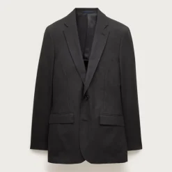 Ludlow Slim-fit suit jacket in Baird McNutt Irish cotton-linen blend