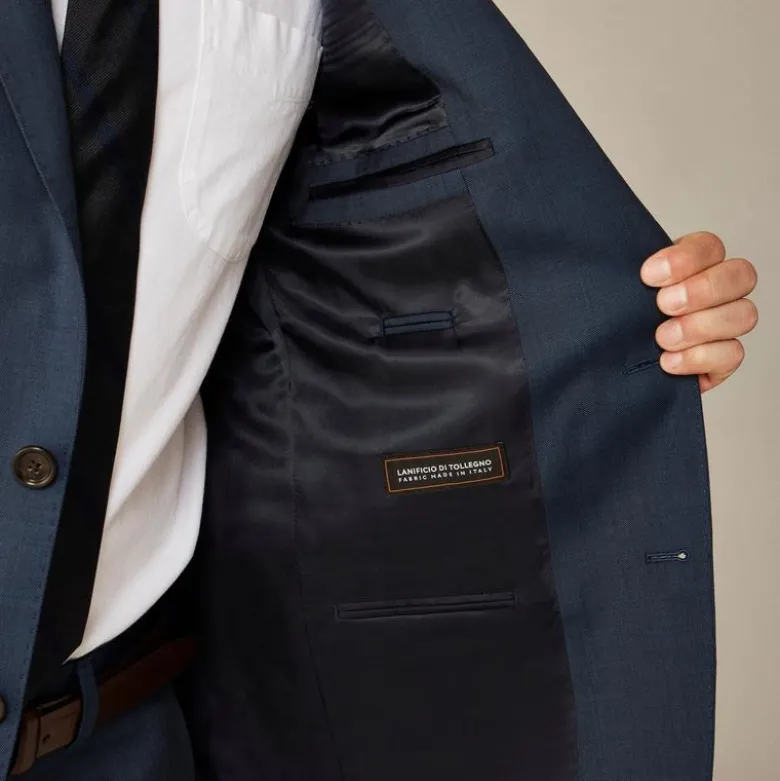 Ludlow Slim-fit suit jacket in Italian worsted wool