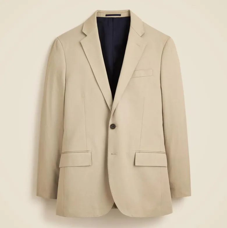 Ludlow Slim-fit suit jacket in Italian chino