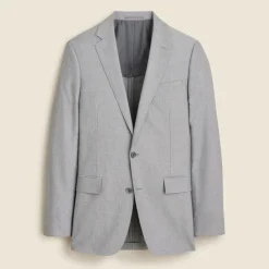Ludlow Slim-fit suit jacket in Portuguese cotton oxford