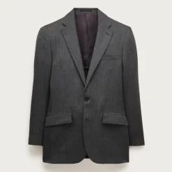 Ludlow Slim-fit suit jacket in English wool-linen blend