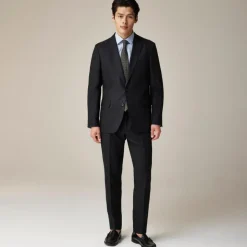 Ludlow Slim-fit suit jacket in English cotton-wool blend