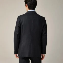 Ludlow Slim-fit suit jacket in English cotton-wool blend