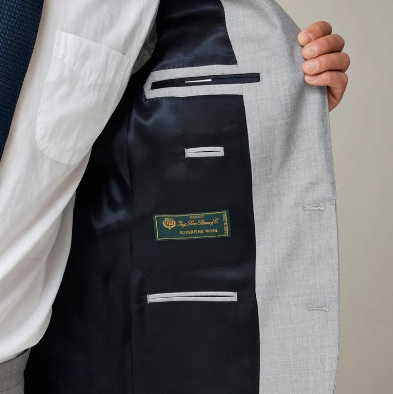 Ludlow Slim-fit suit jacket in Italian wool