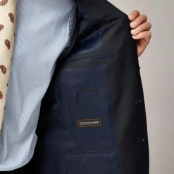 Ludlow Slim-fit suit jacket in Italian worsted wool