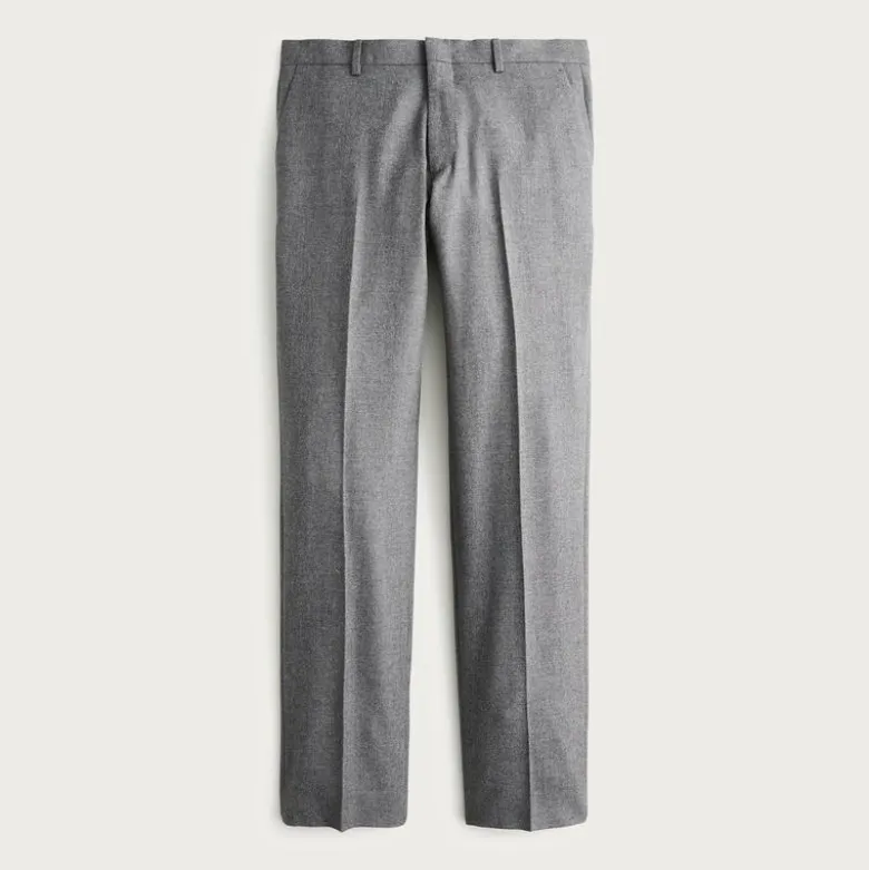 Ludlow Slim-fit suit pant in English cotton-wool blend