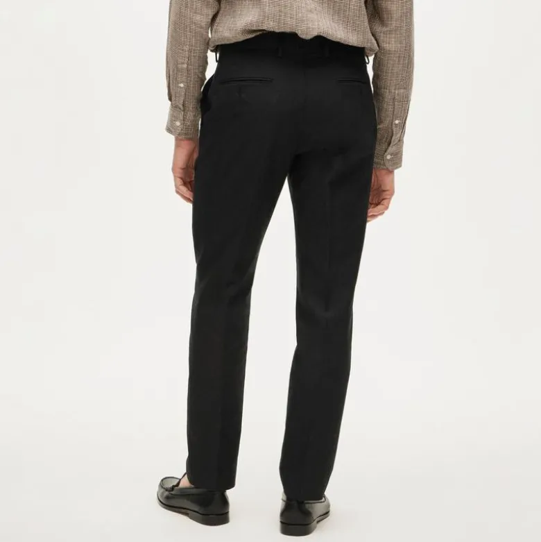 Ludlow Slim-fit suit pant in Baird McNutt Irish cotton-linen blend