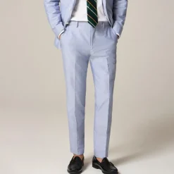 Ludlow Slim-fit suit pant in Portuguese cotton oxford