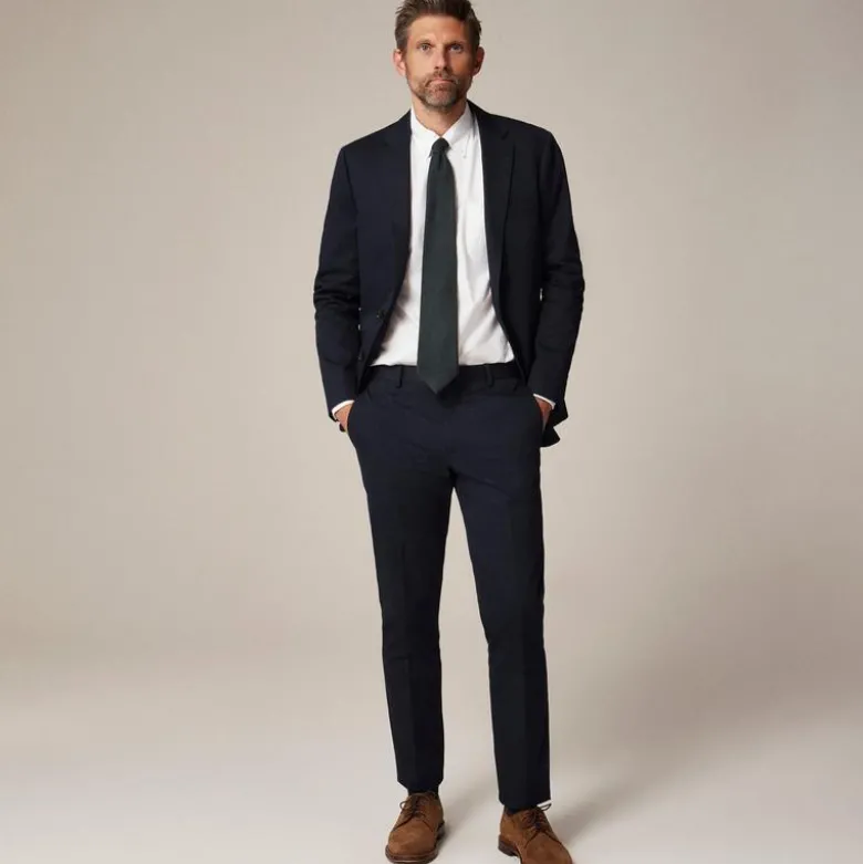 Ludlow Slim-fit suit pant in Japanese cotton chino