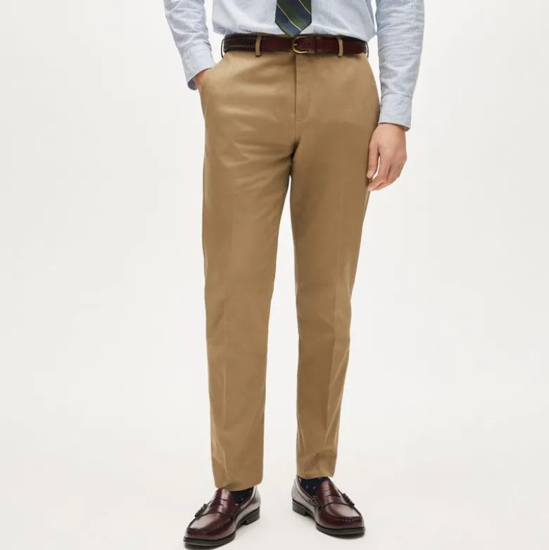 Ludlow Slim-fit suit pant in Japanese cotton chino