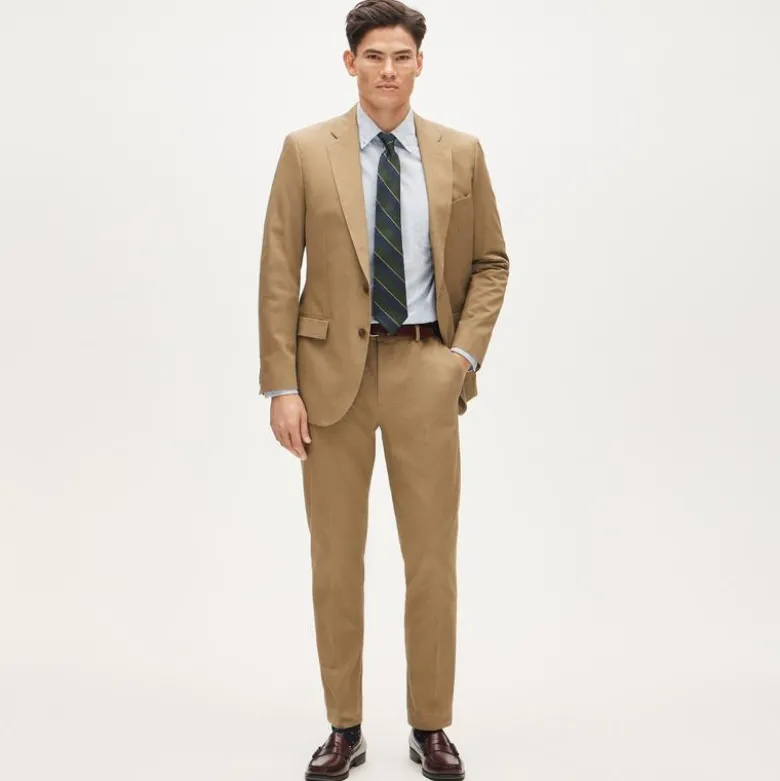 Ludlow Slim-fit suit pant in Japanese cotton chino