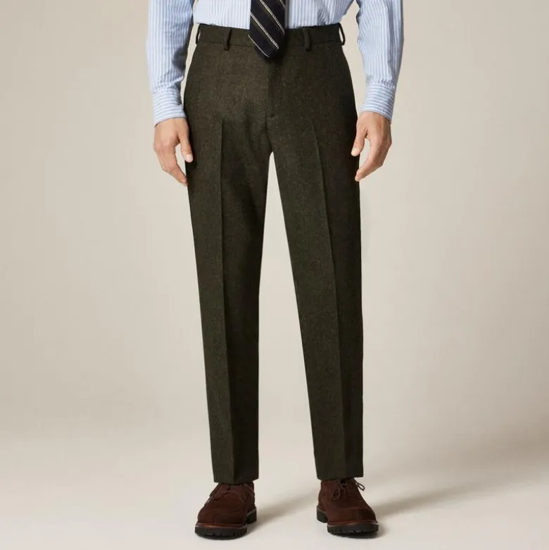 Ludlow Slim-fit suit pant in English donegal wool tweed