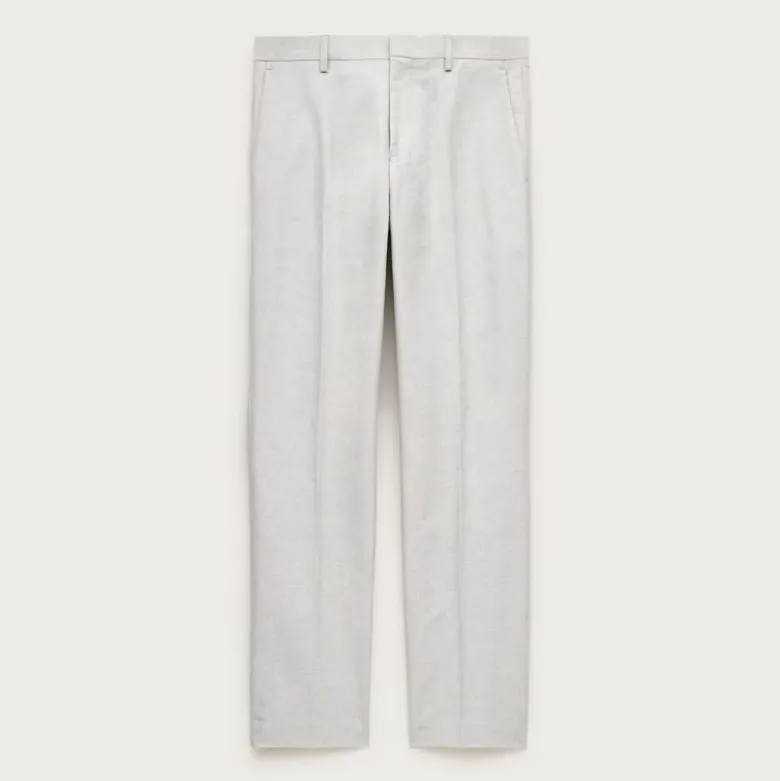 Ludlow Slim-fit suit pant in Portuguese cotton oxford