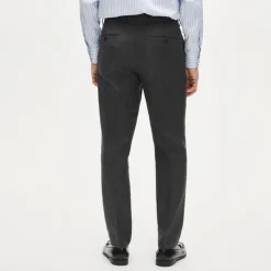 Ludlow Slim-fit suit pant in English wool-linen blend