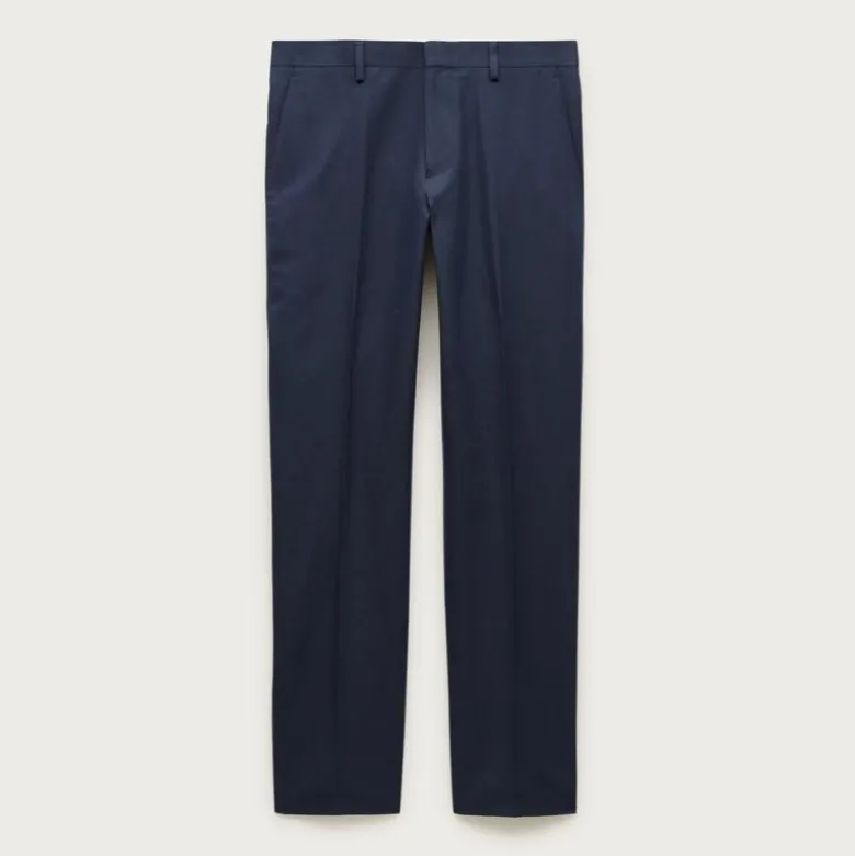 Ludlow Slim-fit suit pant in Baird McNutt Irish cotton-linen blend