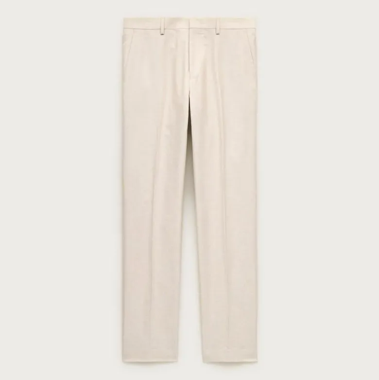 Ludlow Slim-fit suit pant in Portuguese cotton oxford