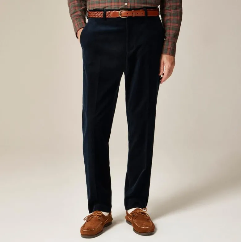 Ludlow Slim-fit suit pant in Italian corduroy