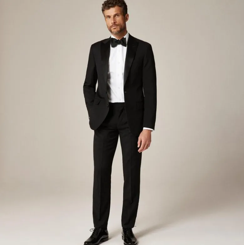 Ludlow Slim-fit tuxedo jacket in Italian wool