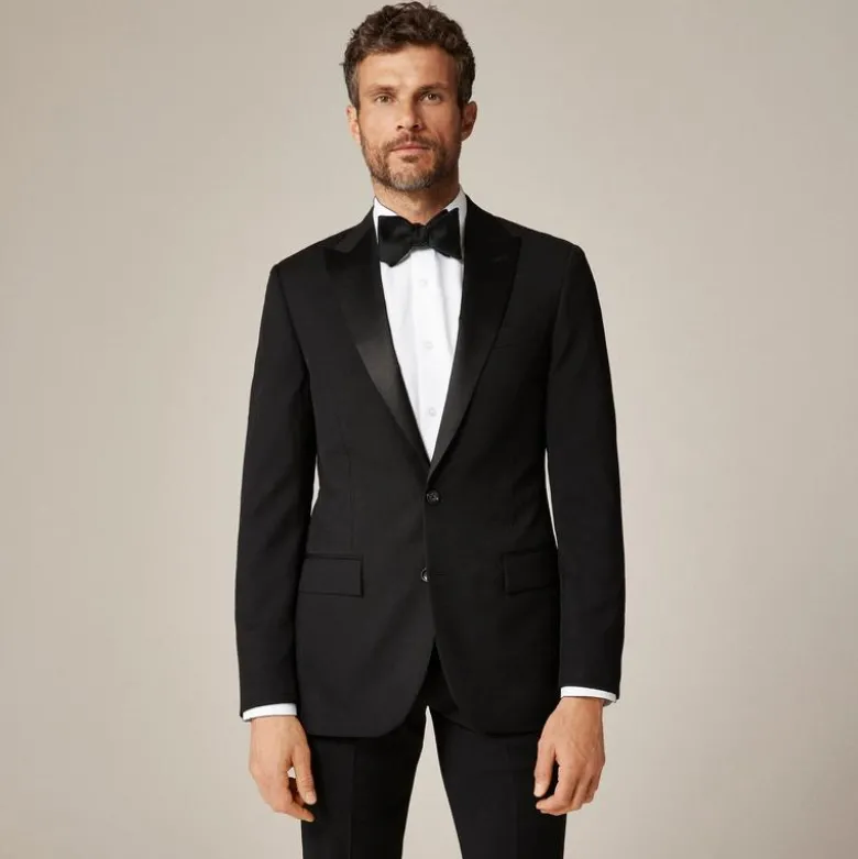 Ludlow Slim-fit tuxedo jacket in Italian wool